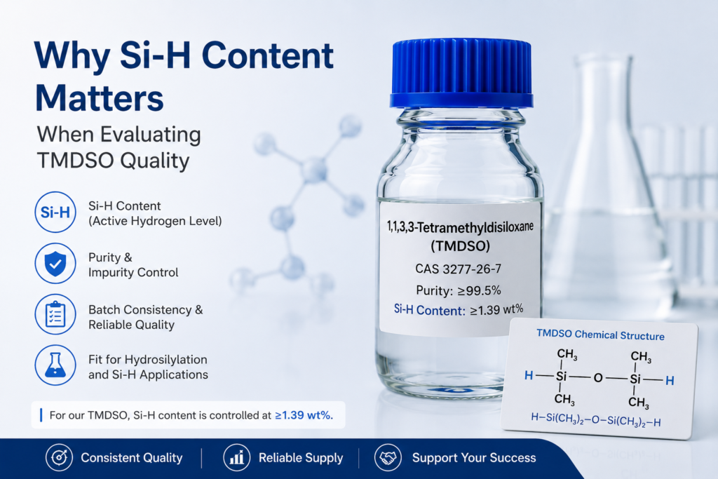 TMDSO Si-H content and quality evaluation guide